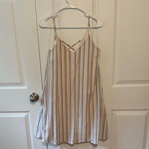 Altar'd State Multicolor Striped Camisole Dress